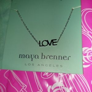 Maya Brenner "LOVE" Necklace